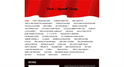Desktop Screenshot of donsspeedshop.net