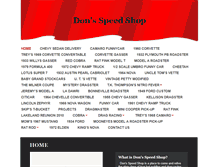 Tablet Screenshot of donsspeedshop.net